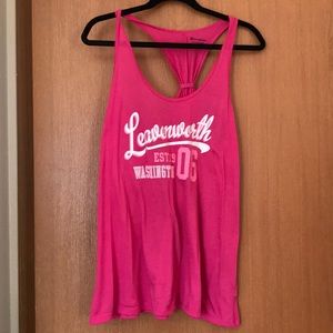 Pink souvenir tank top